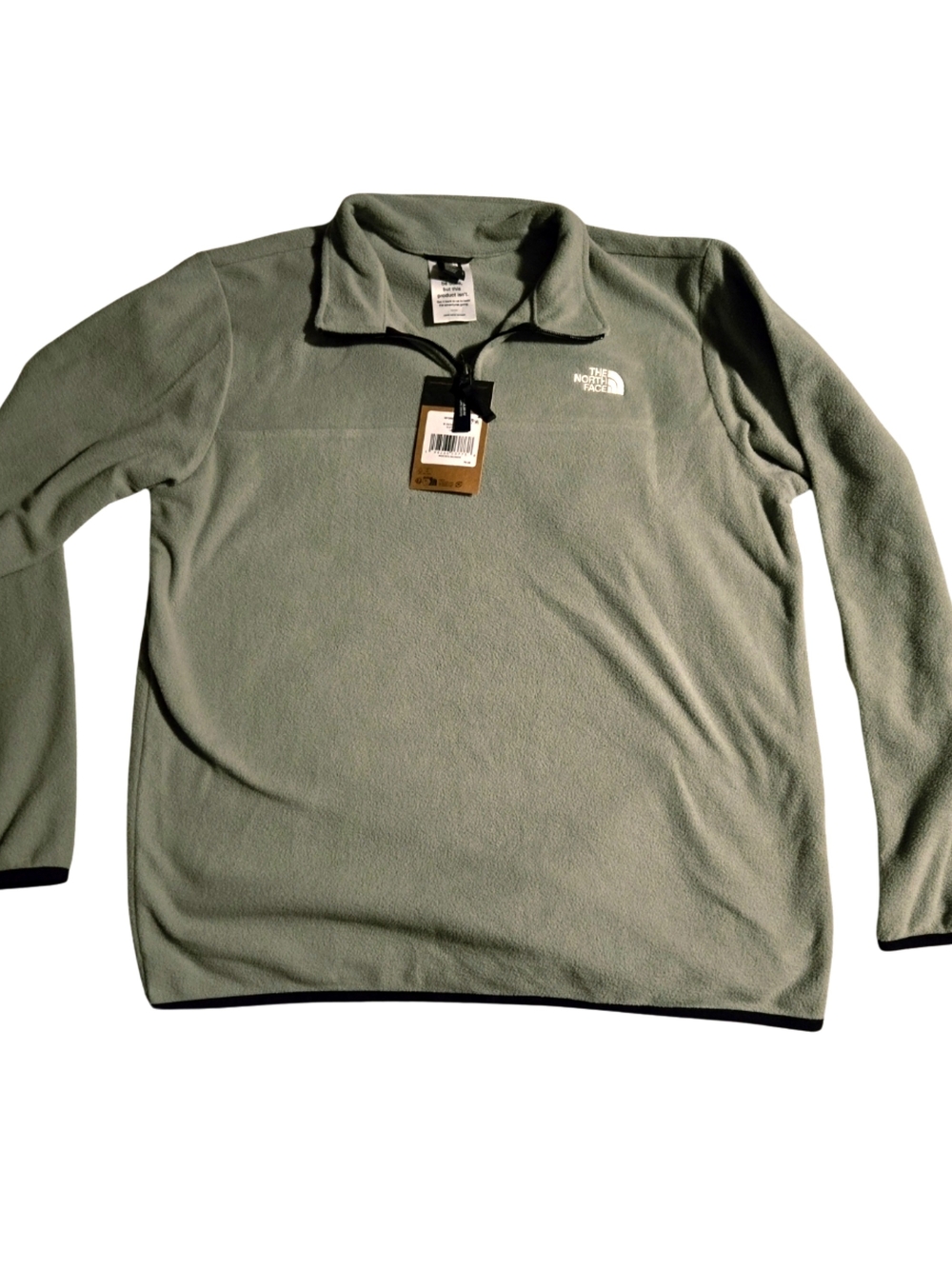 The North Face Men's Quarter-Zip Fleece Pullover - Slate Moss